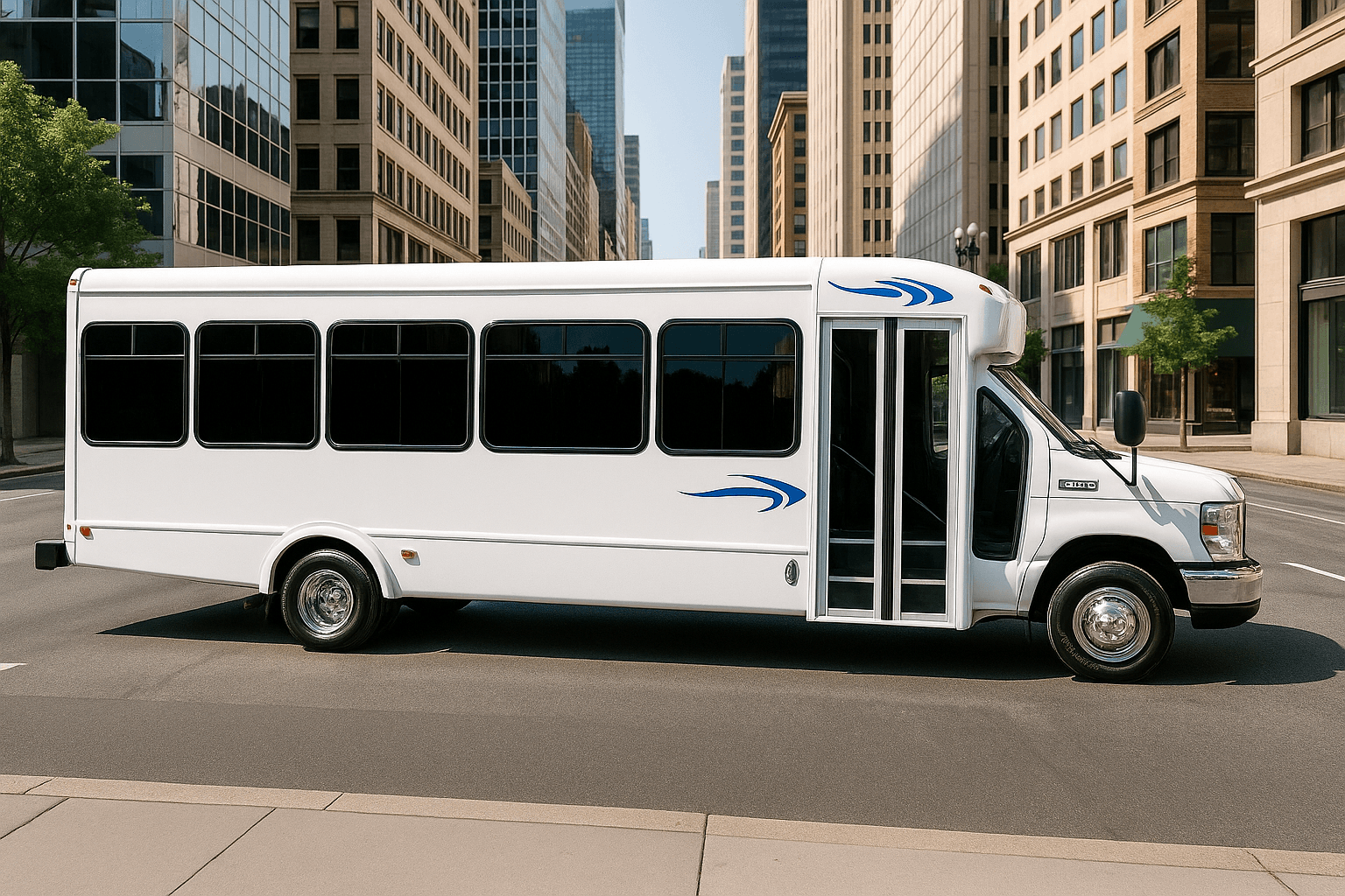 18 Passenger Coach Bus - Exterior