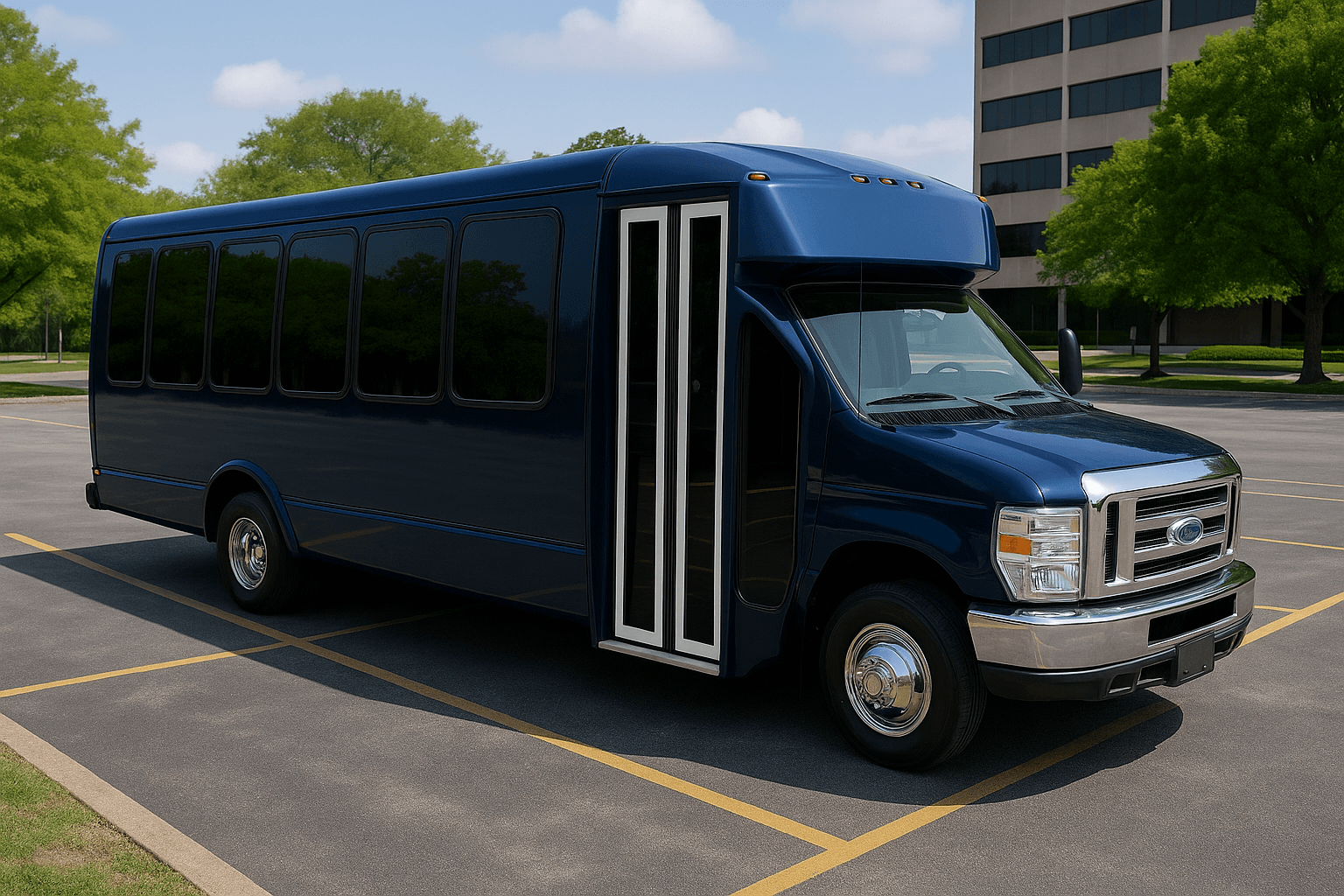 24 Passenger Party Bus - Exterior