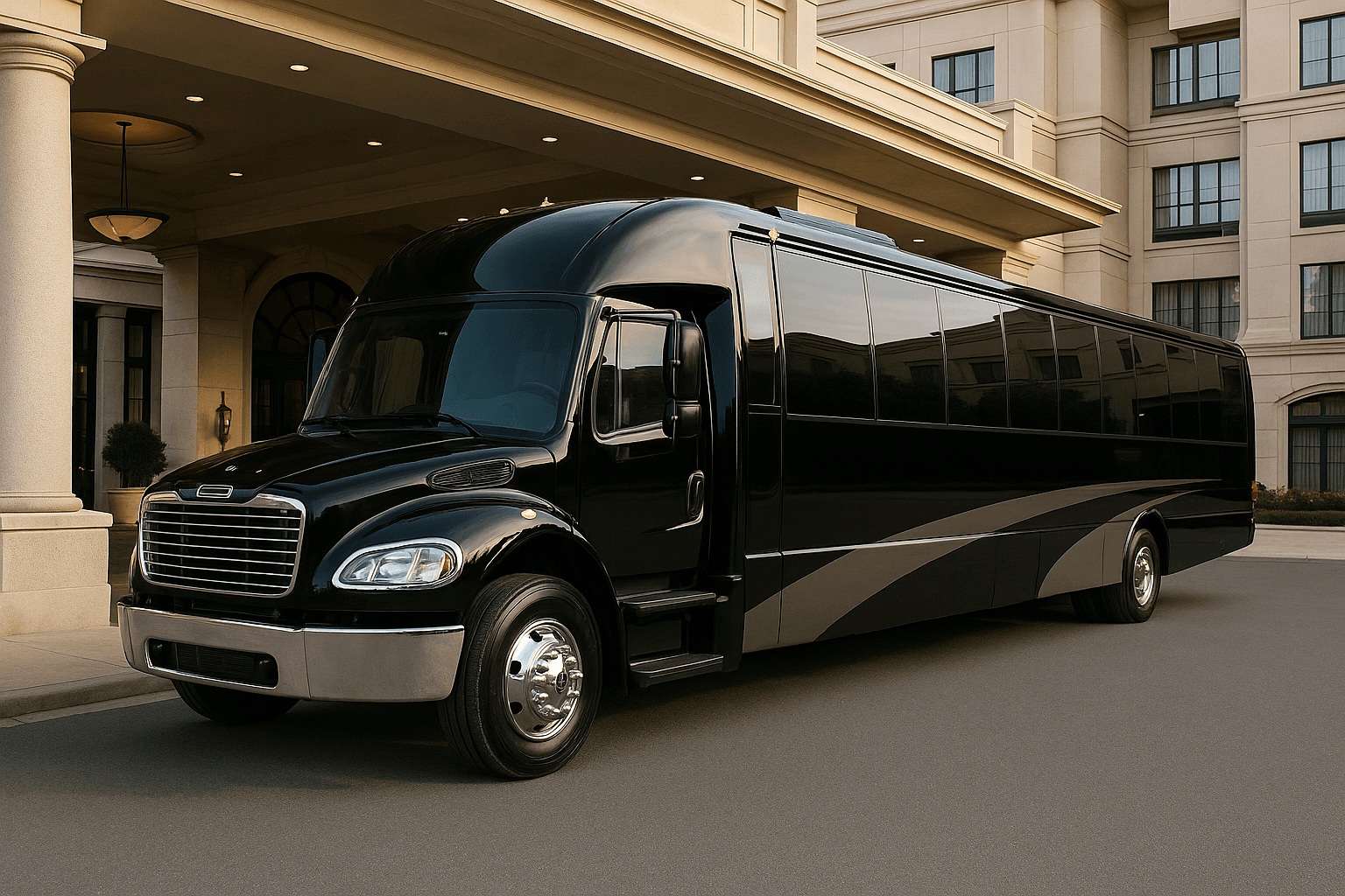 44 Passenger Coach Bus - Exterior