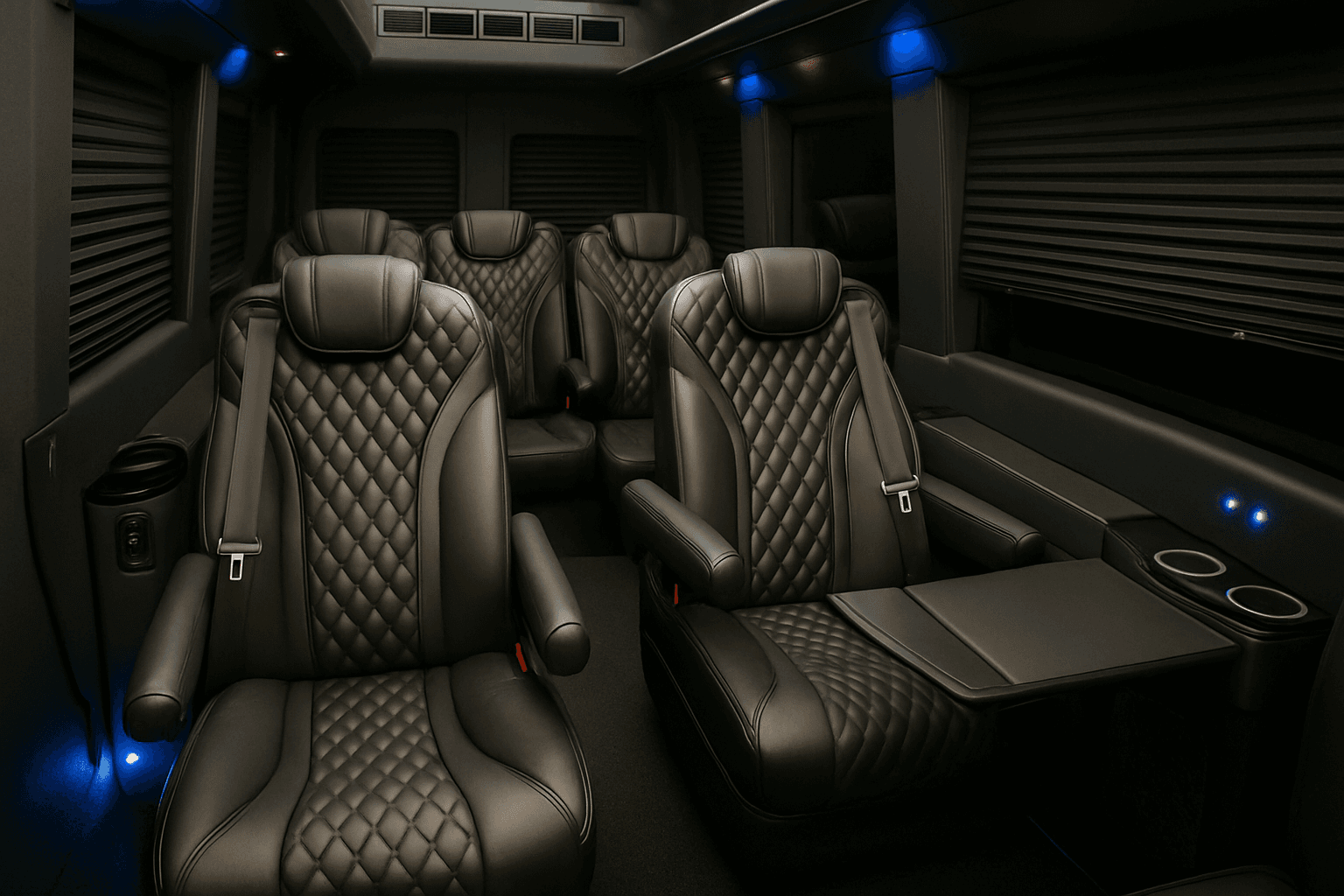 8 Passenger Executive Sprinter - Interior