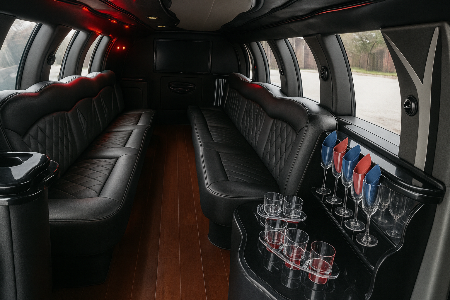 Stretch Limousines interior available in San Diego