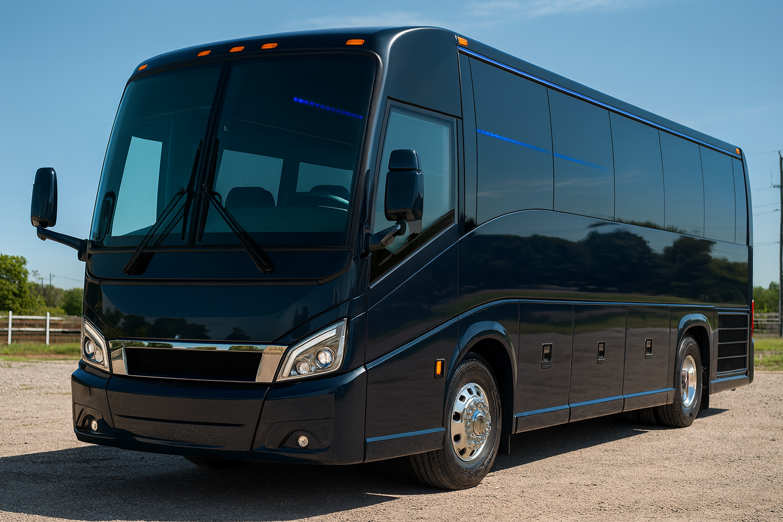34 Passenger Coach Bus exterior